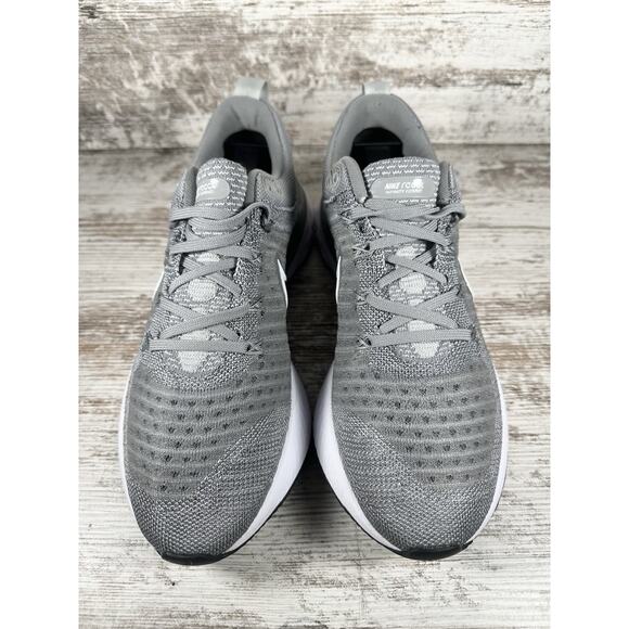 Women's Nike React Infinity Run Flyknit 2 Gray Running Shoes Sz 7.5 Athletic Gym - Picture 4 of 10
